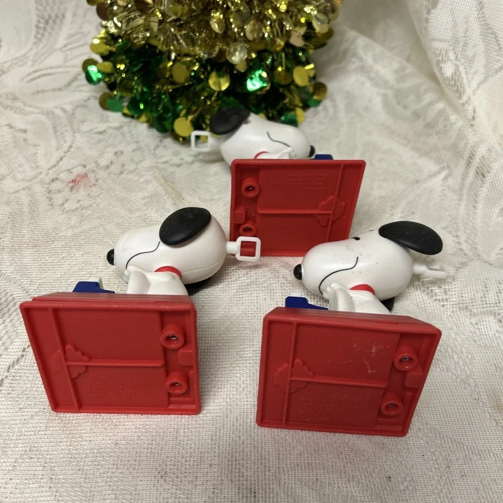 The Peanuts Snoopy 2018 McDonalds‎ Happy Meal Toys - Lot of 3 Stocking Stuffers